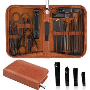 Manicure Set Professional Nail Clipper Kit-26 Pieces Stainless